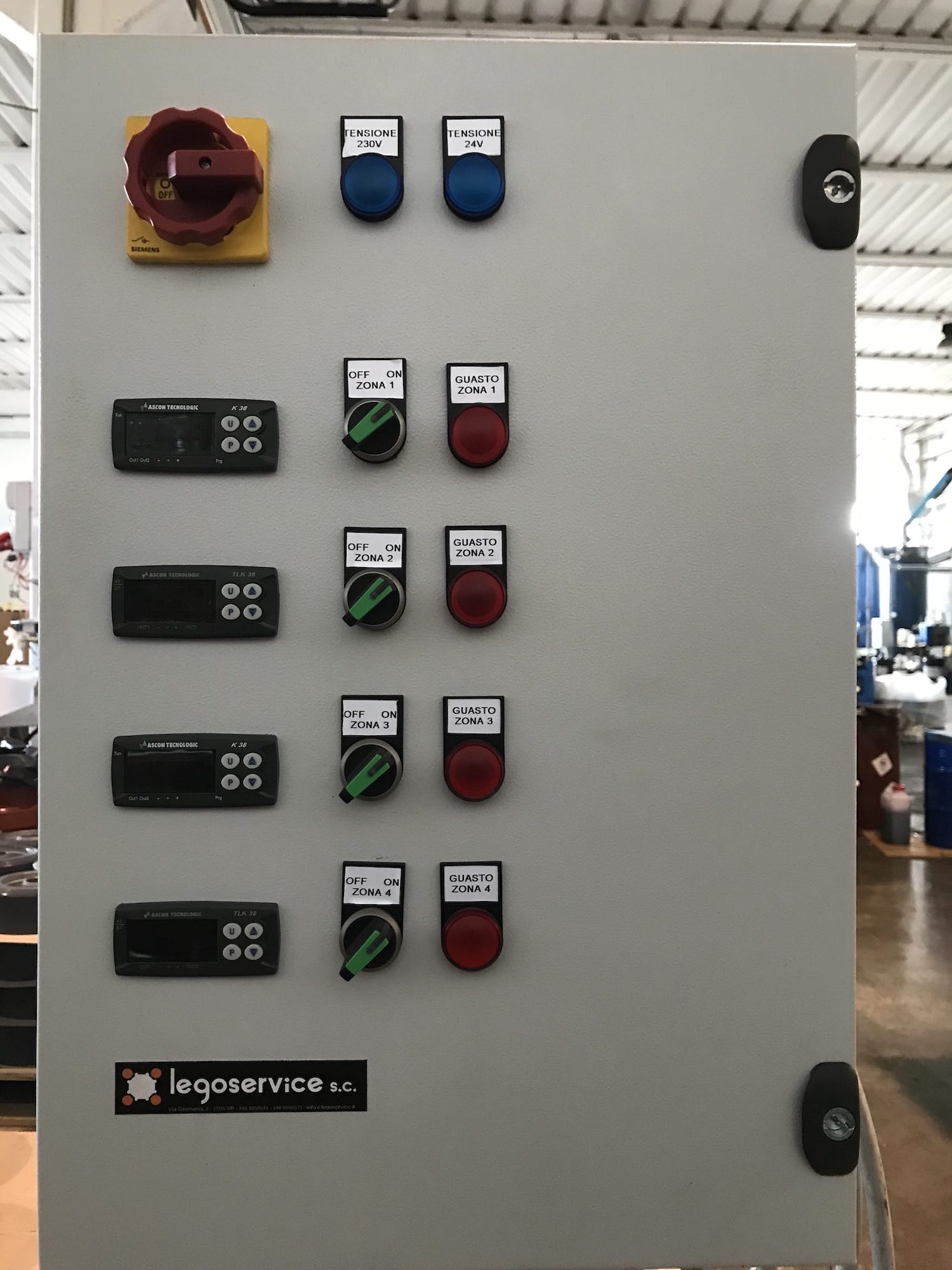 Quadri elettrici industriali - Lego Service - VERONA